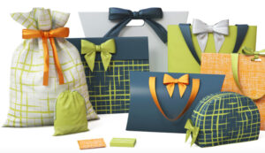 Group of sustainable retail packaging